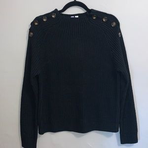 Francesca Black Knit Sweater